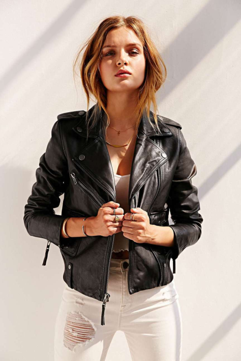 Moto Jacket: Photo courtesy of College Candy. Click through to original article